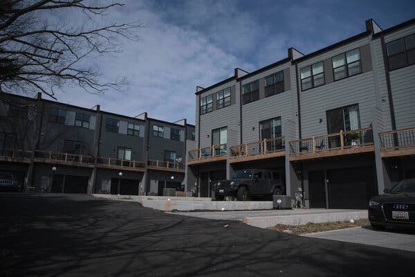 Townhouses built by H2DesignBuild in Washington. The firm builds affordable and market-rate housing in addition to commercial sites.